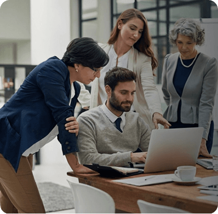 Professionals working together